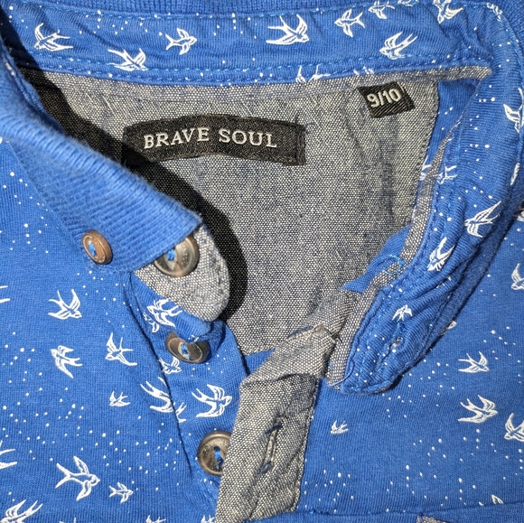 🟥 3/15$ brave soul polo 9-10Y - Picture 5 of 5